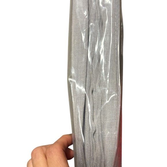 New WEST LAKE Silver Gray Pinch Pleated Sheer Curtain Panels, 40" Wx102 Lx2 - Picture 10 of 11